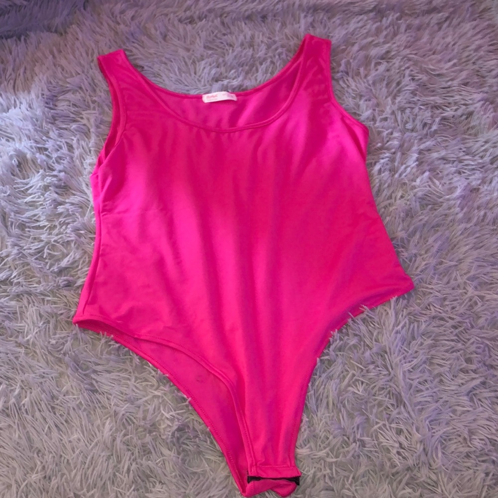 Pink Tank bodysuit